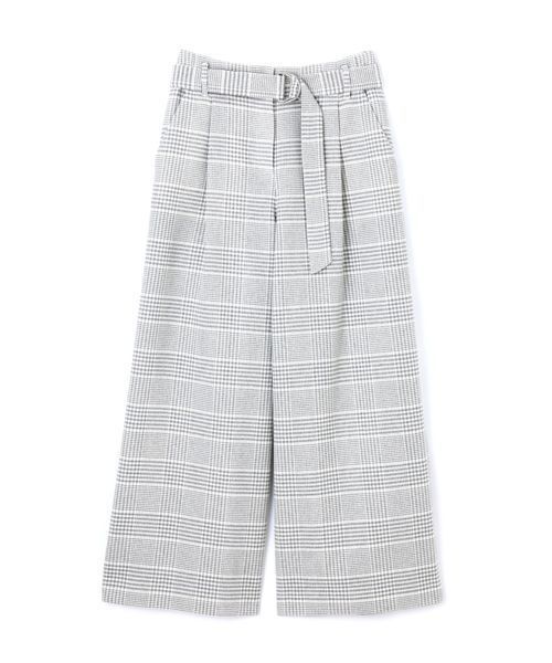 NATURAL BEAUTY BASIC（ナチュラルビューティーベーシック）の「◆カラミチェックワイドパンツ（その他パンツ・レディース・ブラック系その他/グレー系その他・X-SMALL/MEDIUM/SMALL）」の7枚目の写真