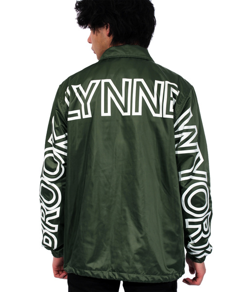 ８(eight)（エイト）の「ロゴ コーチジャケット ナイロンジャケット （ナイロンジャケット・メンズ・ブラック/カーキ・LARGE/MEDIUM）」の6枚目の写真