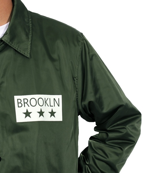 ８(eight)（エイト）の「ロゴ コーチジャケット ナイロンジャケット （ナイロンジャケット・メンズ・ブラック/カーキ・LARGE/MEDIUM）」の9枚目の写真