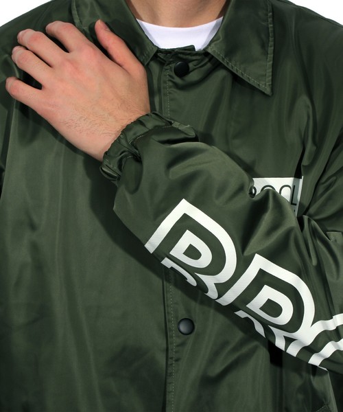 ８(eight)（エイト）の「ロゴ コーチジャケット ナイロンジャケット （ナイロンジャケット・メンズ・ブラック/カーキ・LARGE/MEDIUM）」の10枚目の写真