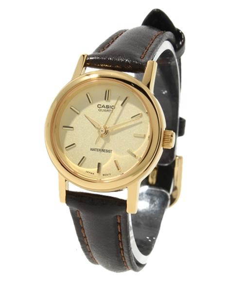 Another Edition（アナザーエディション）の「CASIO LTP〈カシオ〉（アナログ腕時計・レディース・ブラック/ブラウン・フリー）」の2枚目の写真