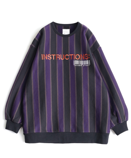 SHAREEF（シャリーフ）の「STRIPE L/S SWEAT（スウェット）」 - WEAR