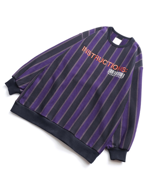 SHAREEF（シャリーフ）の「STRIPE L/S SWEAT（スウェット）」 - WEAR
