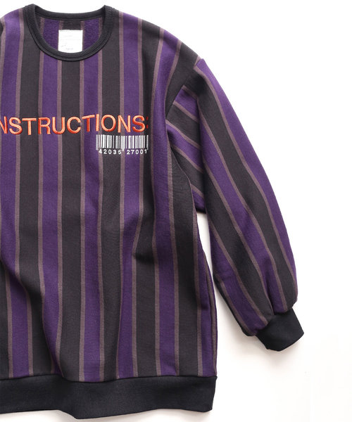 SHAREEF（シャリーフ）の「STRIPE L/S SWEAT（スウェット）」 - WEAR