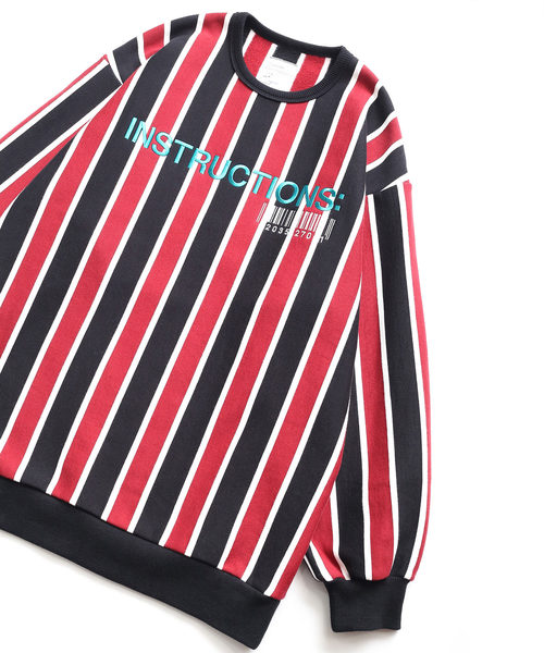 SHAREEF（シャリーフ）の「STRIPE L/S SWEAT（スウェット）」 - WEAR