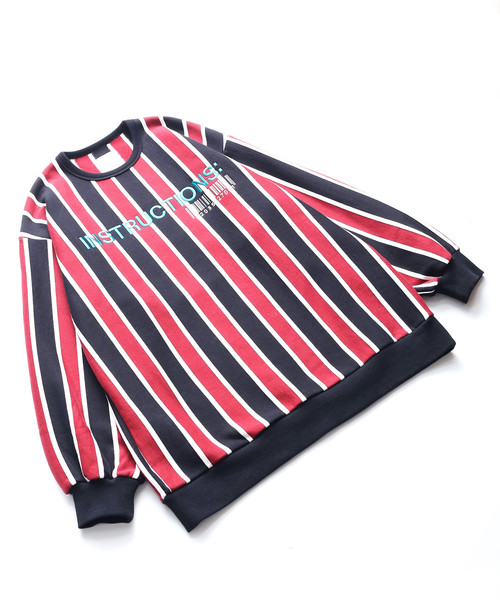 SHAREEF（シャリーフ）の「STRIPE L/S SWEAT（スウェット）」 - WEAR
