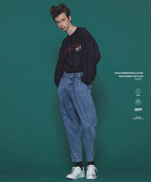 SHAREEF（シャリーフ）の「STRIPE L/S SWEAT（スウェット）」 - WEAR