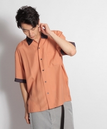 niko and... | バイカラーオープンカラーシャツ(シャツ/ブラウス)