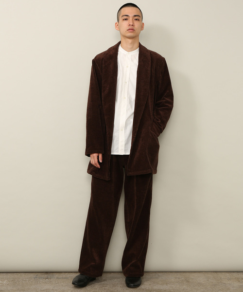 ADAM ET ROPE'(アダムエロペ)の「【福田織物×ADAM ET ROPE'】先染めコールワイドパンツ(その他パンツ・メンズ・ダークブラウン・S/M/L)」の10枚目の写真