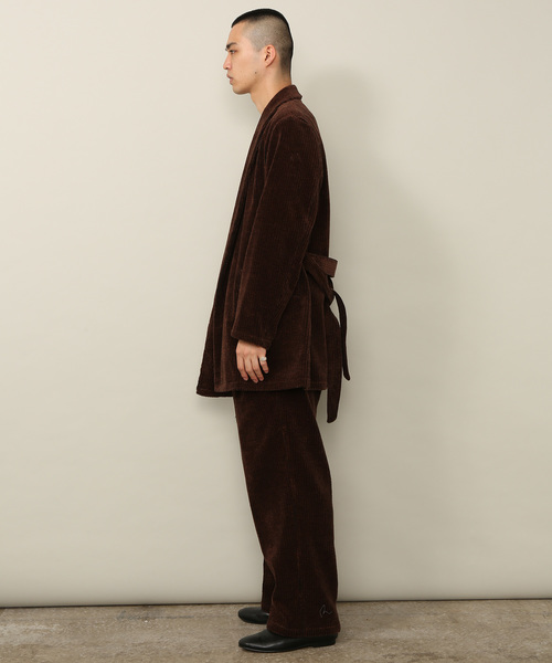 ADAM ET ROPE'(アダムエロペ)の「【福田織物×ADAM ET ROPE'】先染めコールワイドパンツ(その他パンツ・メンズ・ダークブラウン・S/M/L)」の11枚目の写真