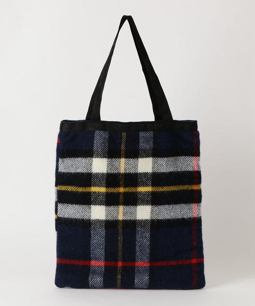 TWEED MILL（ツイードミル）の「[ツイードミル] SC TWEEDMILL TARTAN トート ◆（トートバッグ・メンズ・ネイビー/レッド・FREE）」の2枚目の写真