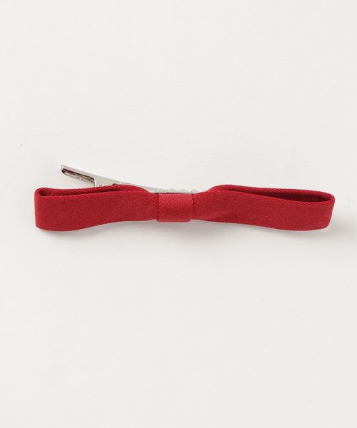 Fun & Daily（ファンアンドデイリー）の「F&D : リボンヘアクリップ（バレッタ/ヘアクリップ・レディース・ブラック/パープル/ネイビー/ワインレッド/ブルー・FREE）」の5枚目の写真