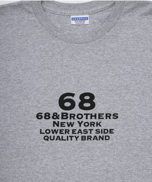 68&brothers(シックスティエイトアンドブラザーズ)の「68&BROTHERS シックスティーエイトアンドブラザーズ / "QB" L/S Tee(Tシャツ/カットソー・メンズ・ホワイト/ブラック/ヘザーグレー/ネイビー・MEDIUM/LARGE/X-LARGE/XX-LARGE)」の8枚目の写真