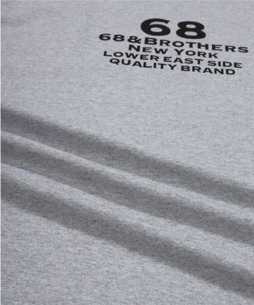 68&brothers(シックスティエイトアンドブラザーズ)の「68&BROTHERS シックスティーエイトアンドブラザーズ / "QB" L/S Tee(Tシャツ/カットソー・メンズ・ホワイト/ブラック/ヘザーグレー/ネイビー・MEDIUM/LARGE/X-LARGE/XX-LARGE)」の7枚目の写真