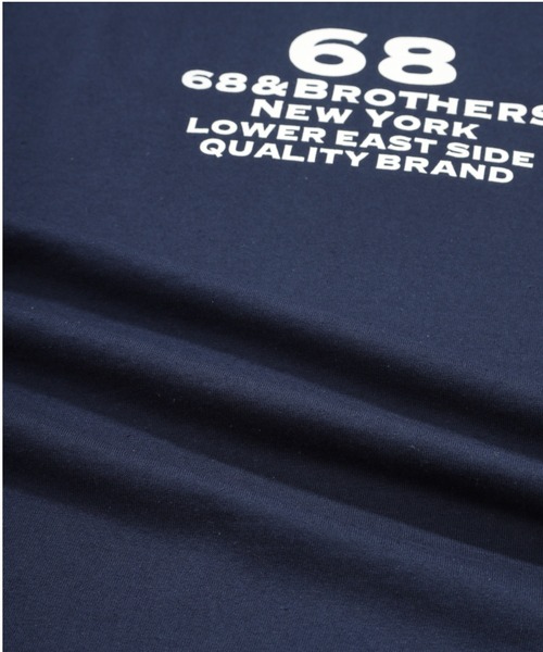 68&brothers(シックスティエイトアンドブラザーズ)の「68&BROTHERS シックスティーエイトアンドブラザーズ / "QB" L/S Tee(Tシャツ/カットソー・メンズ・ホワイト/ブラック/ヘザーグレー/ネイビー・MEDIUM/LARGE/X-LARGE/XX-LARGE)」の18枚目の写真