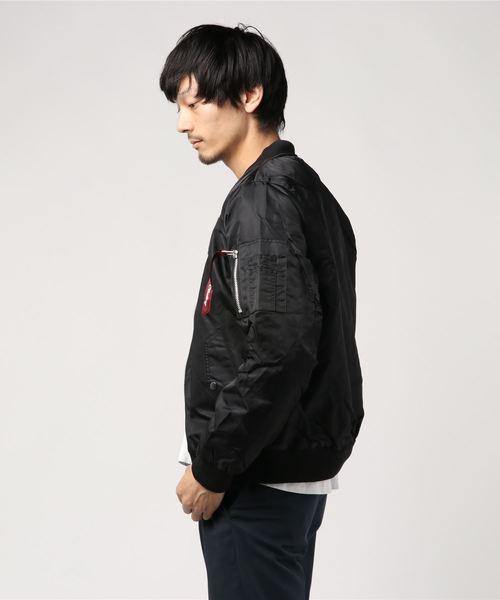 STYLEBLOCK（スタイルブロック）の「ワッペン付き中綿MA-1ミリタリー