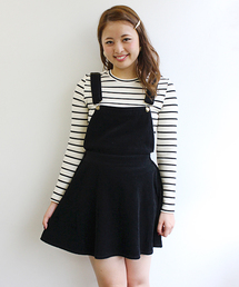 Chico | コーデュロイサロペットSK(スカート)