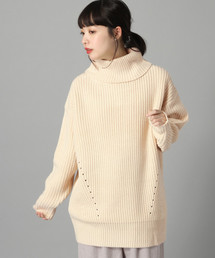 LOWRYS FARM | アゼタートルチュニック　818844(ニット/セーター)