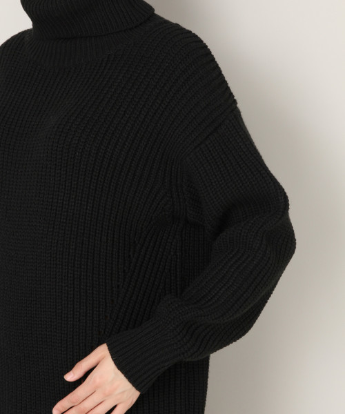 LOWRYS FARM（ローリーズファーム）の「アゼタートルチュニック　818844（ニット/セーター・レディース・ブラック/ベージュ/パープル/アイボリー・FREE）」の10枚目の写真