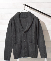 Bling Leads（ブリングリーズ）の「【Bk】【Bling Leads】ニットショールカーデ（カーディガン/ボレロ）」