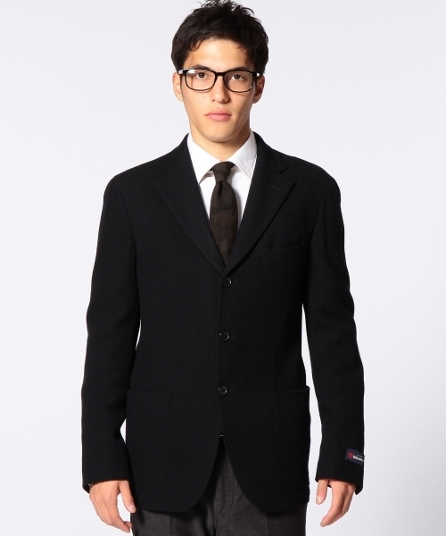 UNITED ARROWS（ユナイテッドアローズ）の「UA ウールメッシュ3Bジャケット（テーラードジャケット・メンズ・ブラック/ネイビー・42/44/46/48/50）」の3枚目の写真