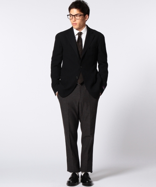 UNITED ARROWS（ユナイテッドアローズ）の「UA ウールメッシュ3Bジャケット（テーラードジャケット・メンズ・ブラック/ネイビー・42/44/46/48/50）」の15枚目の写真