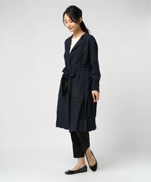 Bou Jeloud / Aラインサイドスリットトレンチコート