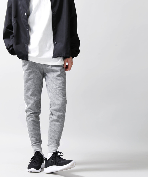 WEGO（ウィゴー）の「WEGO/裏毛ラインジョガーパンツ（スウェットパンツ・メンズ・ブラック/杢グレー・SMALL/MEDIUM/LARGE）」の10枚目の写真