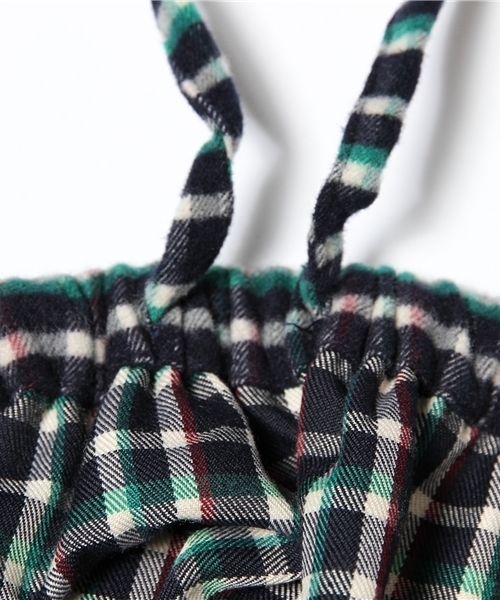 BEAMS BOY(ビームスボーイ)の「□BEAMS BOY / プリント ネル ティアード スカート**(スカート・レディース・ブラック/ベージュ/ブラウン/ダークブラウン/グリーン/インディゴブルー/ネイビー・ONE SIZE)」の12枚目の写真