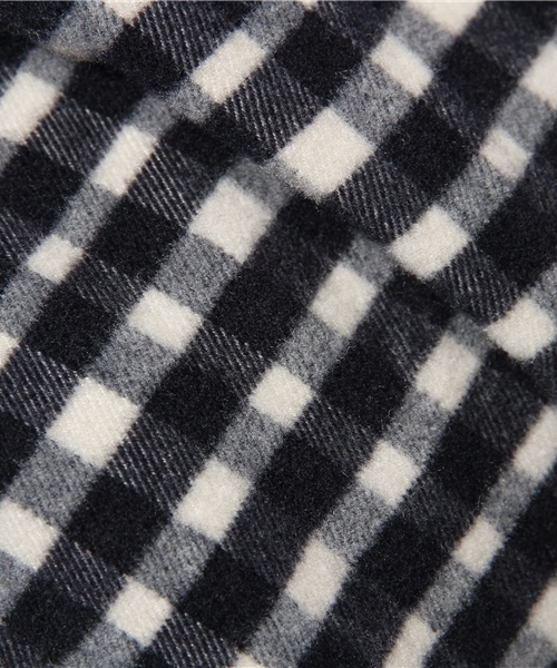 BEAMS BOY(ビームスボーイ)の「□BEAMS BOY / プリント ネル ティアード スカート**(スカート・レディース・ブラック/ベージュ/ブラウン/ダークブラウン/グリーン/インディゴブルー/ネイビー・ONE SIZE)」の16枚目の写真