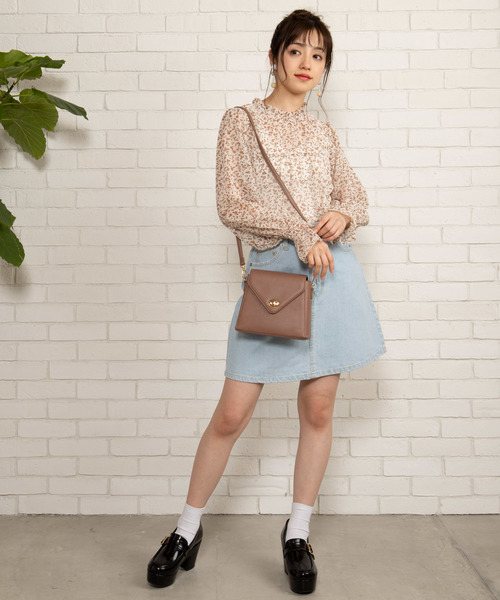 WEGO（ウィゴー）の「WEGO/スタンドフリルネックブラウス（シャツ/ブラウス・レディース・オフホワイト/その他1/その他2/ドット/その他3/その他4・FREE）」の21枚目の写真