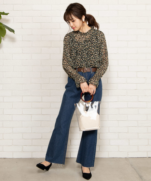 WEGO（ウィゴー）の「WEGO/スタンドフリルネックブラウス（シャツ/ブラウス・レディース・オフホワイト/その他1/その他2/ドット/その他3/その他4・FREE）」の22枚目の写真