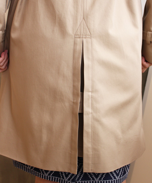BEAUTY&YOUTH UNITED ARROWS（ビューティーアンドユースユナイテッドアローズ）の「BYTF ∵60/2 レギュラートレンチコート  ◆（トレンチコート・レディース・ベージュ・MEDIUM/LARGE/SMALL）」の10枚目の写真