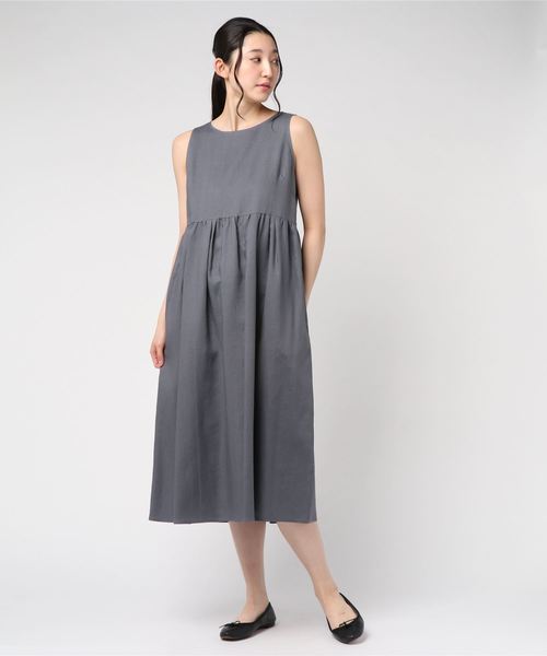【LE GLAZIK】リネン スリーブレスワンピース WOMEN 【LE GLAZIK】リネン スリーブレスワンピース WOMEN
