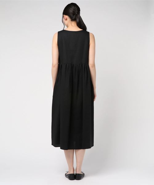 【LE GLAZIK】リネン スリーブレスワンピース WOMEN 【LE GLAZIK】リネン スリーブレスワンピース WOMEN
