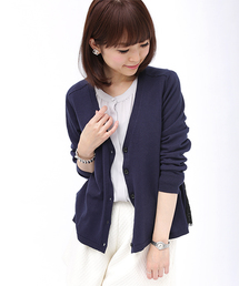 NANO universe | Backレースオーバーカーデ(カーディガン/ボレロ)