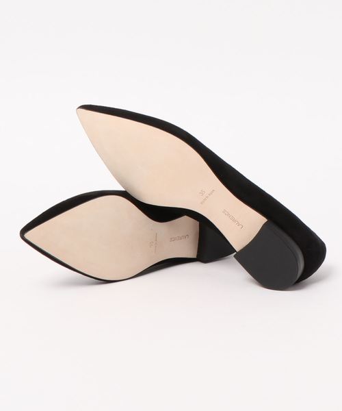 VERMEIL par iena（ヴェルメイユパーイエナ）の「LAURENCE THE FLAT POINTED（パンプス・レディース・ブラック/ピンク・38/35/36/37）」の4枚目の写真