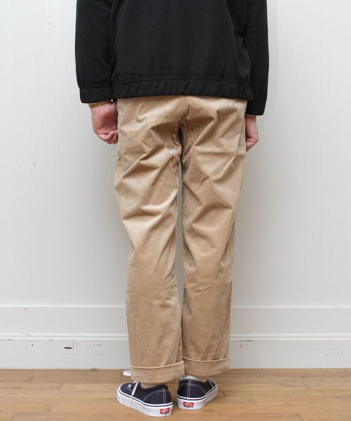 GRAMICCI グラミチ コーデュロイ タックテーパードパンツ ベージュ S