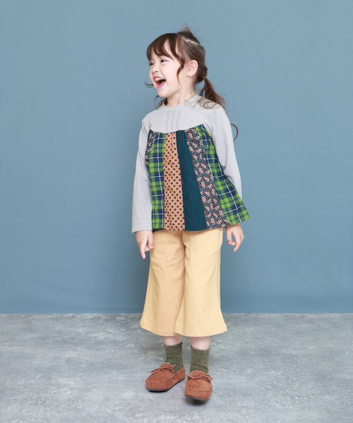 RAGMART（ラグマート）の「ストレッチデニムキュロット（デニムパンツ・キッズ・ベージュ/ネイビー・80ｃｍ/90cm）」の6枚目の写真