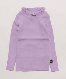 nino（ニノ）の「[80-135]フリルリブタートル（ニット/セーター）」