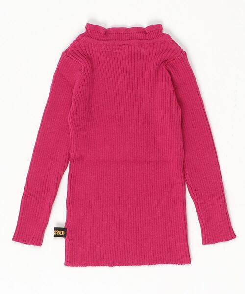 nino（ニノ）の「[80-135]フリルリブタートル（ニット/セーター・キッズ・ホワイト/ブラック/ピンク/マスタード/ベージュ/レッド/ネイビー/ベビーピンク/ピンク系1/ラベンダー/ホワイト系1/ライラック/ピンク系2・S/M/L/XS）」の14枚目の写真