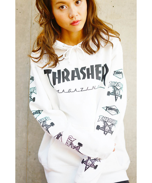 THRASHER（スラッシャー）の「MULTI-E HOODIE SEWAT PARKA