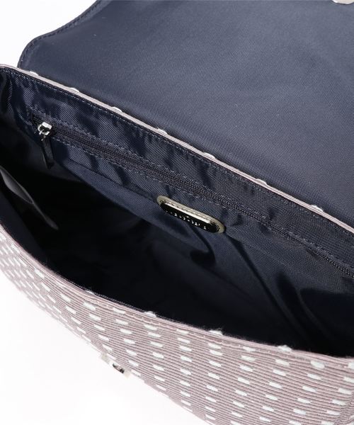 LA BAGAGERIE（ラバガジェリー）の「CAMENGO　ドット柄チェーンショルダーバッグ（ショルダーバッグ・レディース・ブラック/グレー/オレンジ/ブルー・FREE）」の7枚目の写真