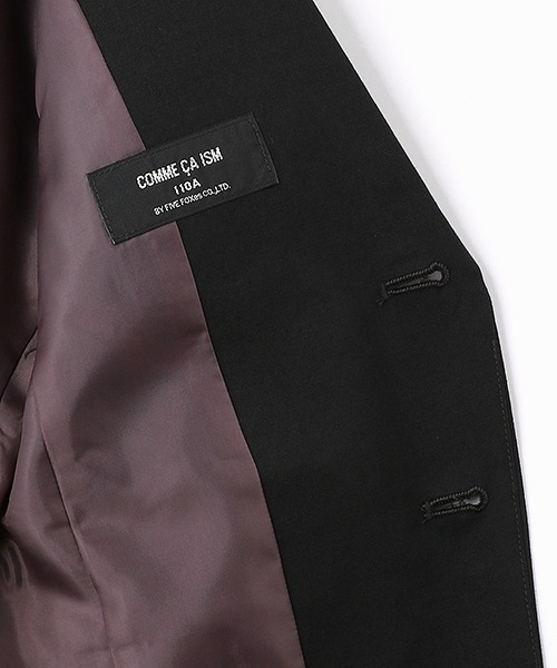 COMME CA ISM（コムサイズム）の「【セットアップ対応】フォーマル テーラードジャケット(110-130cm)（スーツジャケット・キッズ・ブラック・110cm/120cm/130cm）」の7枚目の写真