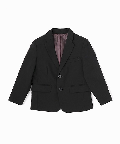 COMME CA ISM（コムサイズム）の「【セットアップ対応】フォーマル テーラードジャケット(110-130cm)（スーツジャケット・キッズ・ブラック・110cm/120cm/130cm）」の4枚目の写真