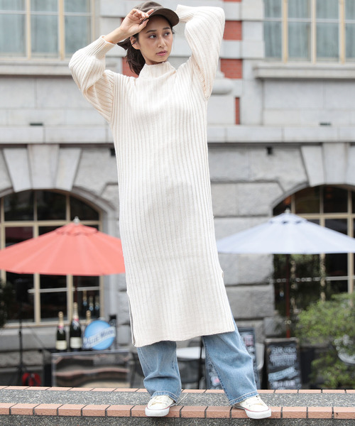 ハイネックサイドスリット ニットワンピース ニット セーター Ulysses ユリシス のファッション通販 Zozotown