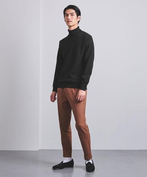 UNITED ARROWS（ユナイテッドアローズ）の「<UNITED ARROWS> ミディアムゲージ タートルネック（ニット/セーター・メンズ・オフホワイト/ブラック/ネイビー/グレー/ピンク/イエロー・SMALL/MEDIUM/X-LARGE/LARGE）」の9枚目の写真