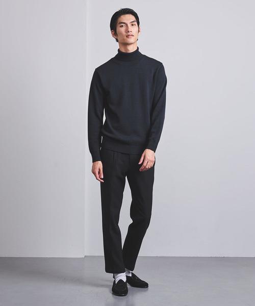 UNITED ARROWS（ユナイテッドアローズ）の「<UNITED ARROWS> ミディアムゲージ タートルネック（ニット/セーター・メンズ・オフホワイト/ブラック/ネイビー/グレー/ピンク/イエロー・SMALL/MEDIUM/X-LARGE/LARGE）」の22枚目の写真
