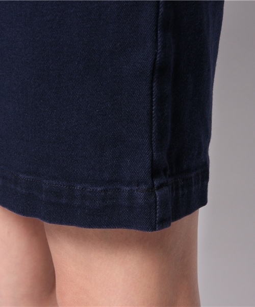 Kastane(カスタネ)の「【Kastane】デニムサロペットスカート(サロペット/オーバーオール・レディース・インディゴブルー/ベージュ/ブラック・FREE)」の8枚目の写真