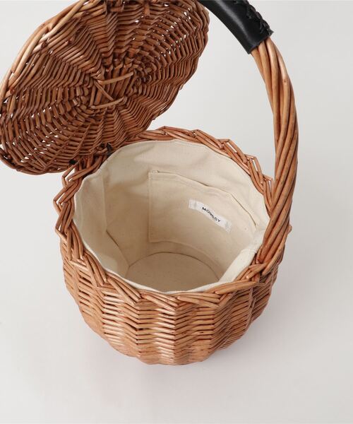 MOUSSY（マウジー）の「かごバッグ（かごバッグ・レディース・ベージュ・FREE）」の4枚目の写真